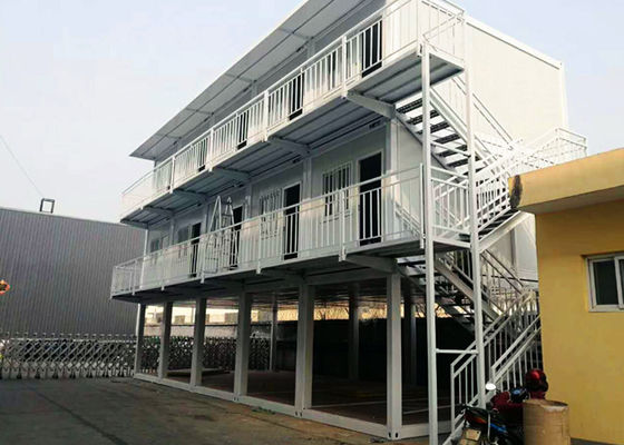 Wiatroszczelny budynek ruchomy Pojemnik ocynkowany stalowy kolorowy design