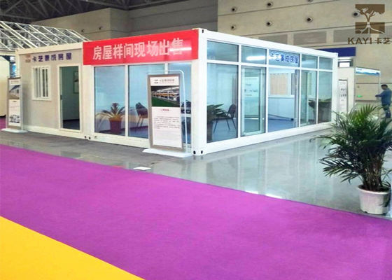 Chiny Dom jednorodzinny z przezroczystego szkła, przyjazny dla środowiska w sali konferencyjnej fabryka