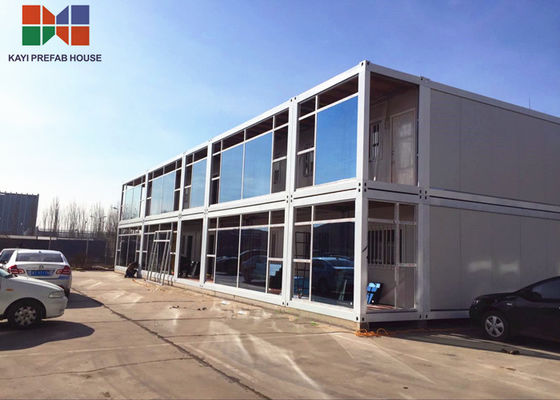 Chiny Proofing Living Living Container House, szklane kurtyny domów wykonane z kontenerów fabryka