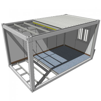Szpital Klinika Płaskowiec Dom kontenerowy 20 stóp Modularne domy mobilne