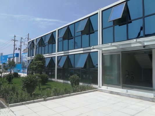 Przenośny ruchomy kontenerowy dom, Q235B prefabrykowany 40 stóp kontenerowy dom.