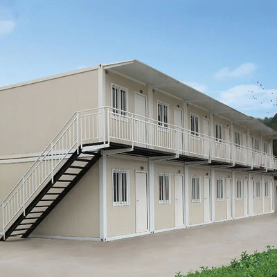 BOX SPACE Kontener dla pracowników Biuro Obszar mieszkalny Mieszkanie Prefabrykowane Modularne Kontenery mieszkalne Projekt