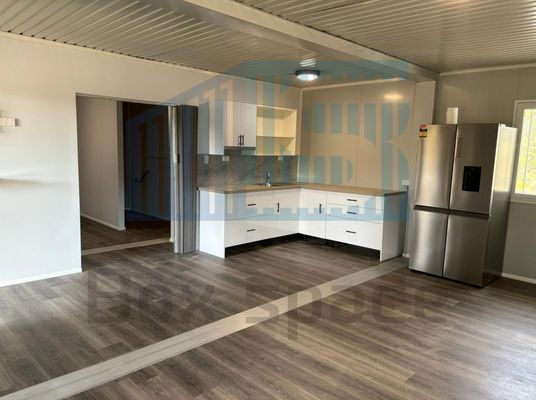 BOX SPACE Ceny hurtowe Kontener do wysyłki 40ft Dom Innowacje Dobra cena Dom prefabrykowany Kontener Dom z kuchnią