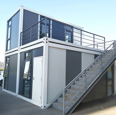 Resort Prefab House Jamajka Prefabrykowana villa ze stali lekkiej Prefabrykowany dom kontenerowy Flat Pack Container
