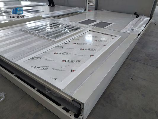 BOX SPACE 15 minut zainstalowany składany dom kontenerowy prefabrykowane domy mobilne na placu budowy i schronienie