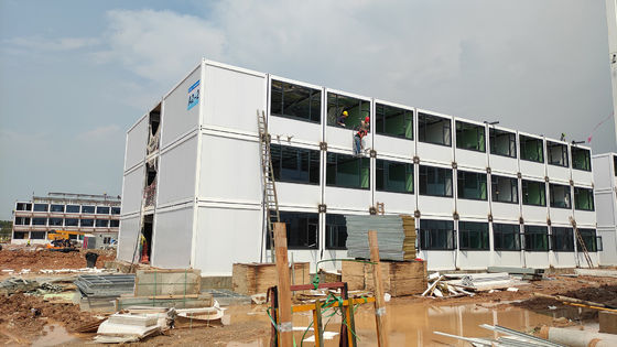BOX SPACE Prefabrykowane W pełni wyposażone Składane Szklane Ściany Przenośne Domy Kontener Prefab Hotel Dom