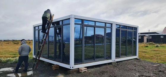 LUXURY Modern Prefabricated Steel And Sandwich Panel Mobilny Dom Płaszczyznowy Dom Kontenerowy