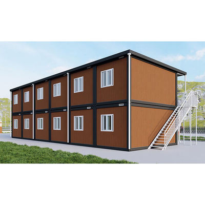 Całkowicie zmontowane 20Ft 40Ft Dwie piętra Casa Flat Pack Luxury Prefab Portable Living Containers Pływające domy