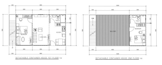 LUXURY Prefabrykowany Dom Kontener W pełni umeblowany Szybki montaż 20ft Prefabrykowany Dom Kontenerowy