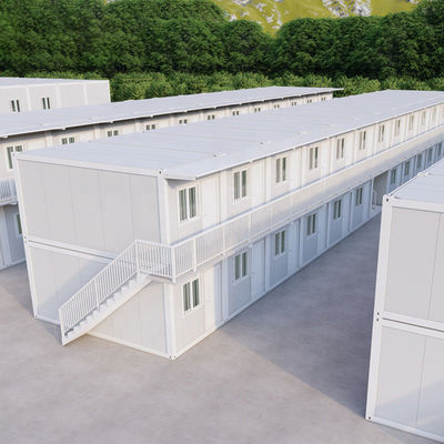 Odporność na trzęsienia ziemi Prefab Eco House Log Cabin Kits Prefab 4 sypialnie Domy modularne stalowe na zamówienie z Chin