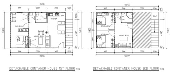 BOX SPACE Domy prefabrykowane 3 sypialnie Domy prefabrykowane modułowe Domy prefabrykowane modułowe De Diseno Moderno