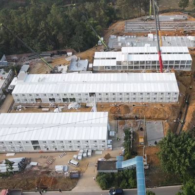 Zestawy domów prefabrykowanych w Puerto Rico kontenery biurowe 2 piętrowe kabiny przenośne dla pracowników kopalni