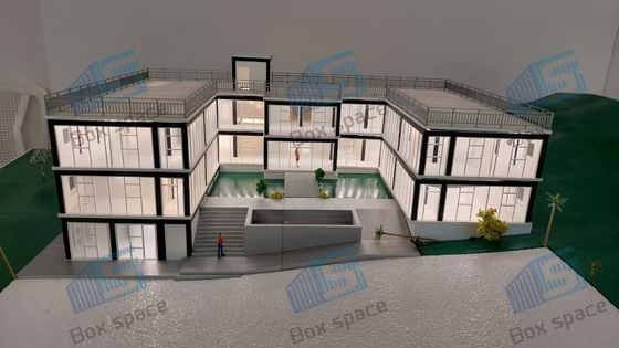 Odłączalny dom kontenerowy dla pracowników sypialnia i biuro z elastycznym dostosowanym rozmiarem i łatwą instalacją