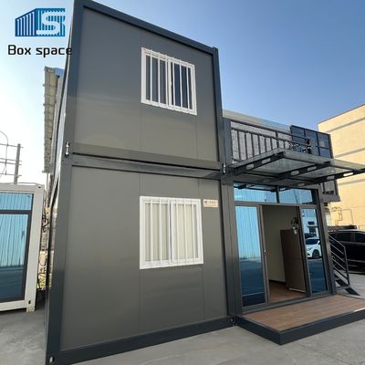 20ft X 20ft Dwupiętrowe biuro kontenerowe z dachem biuro domowe i dom wakacyjny do użytku osobistego